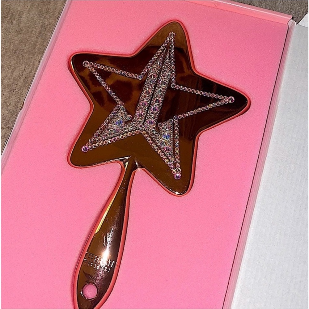 🌼BOGO50%🌼 🆕🌿JEFFREE STAR: Silver Chrome Bedazzled Mirror - Picture 15 of 17